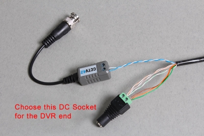 Using CAT5 cable to connect CCTV 